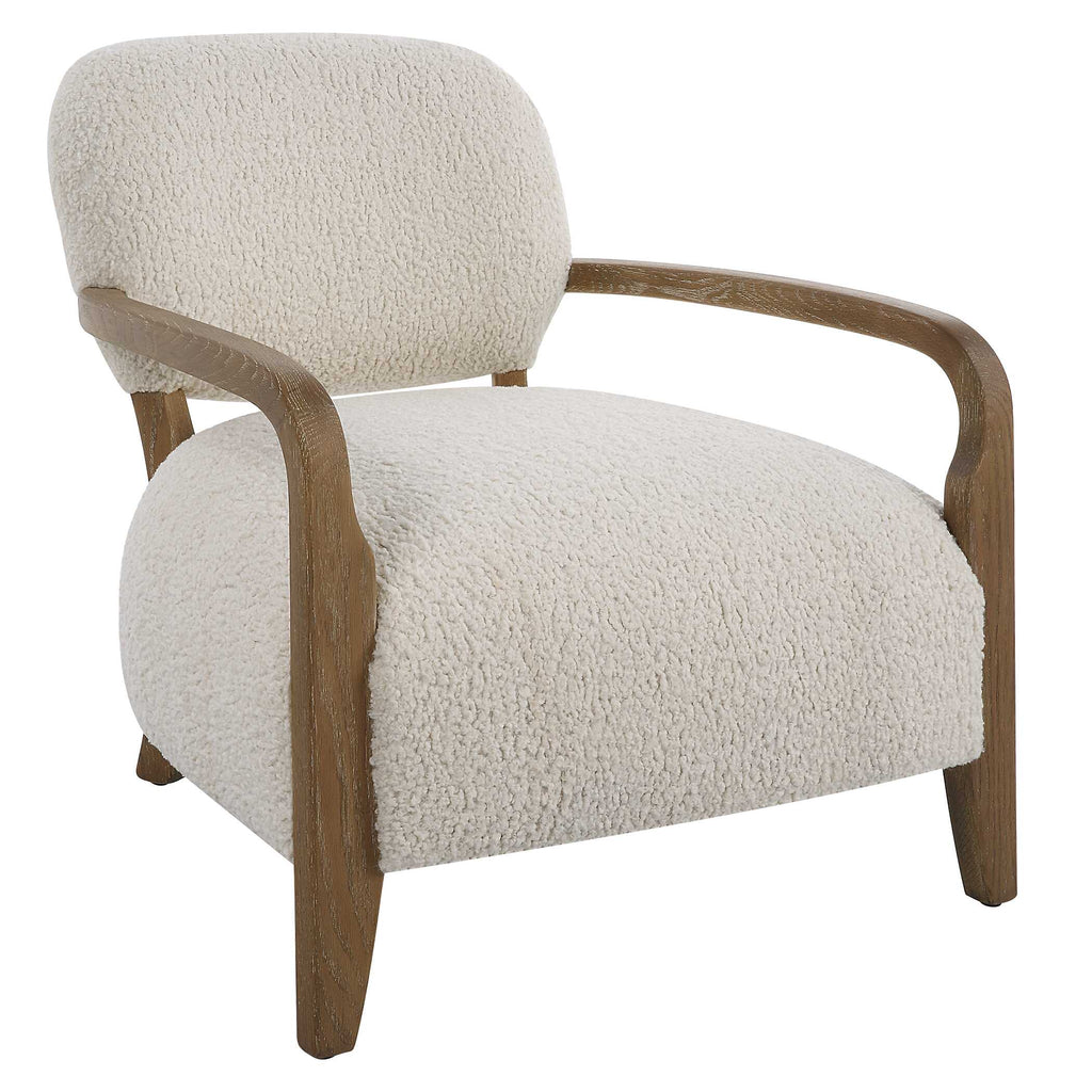 Telluride Natural Shearling Accent Chair