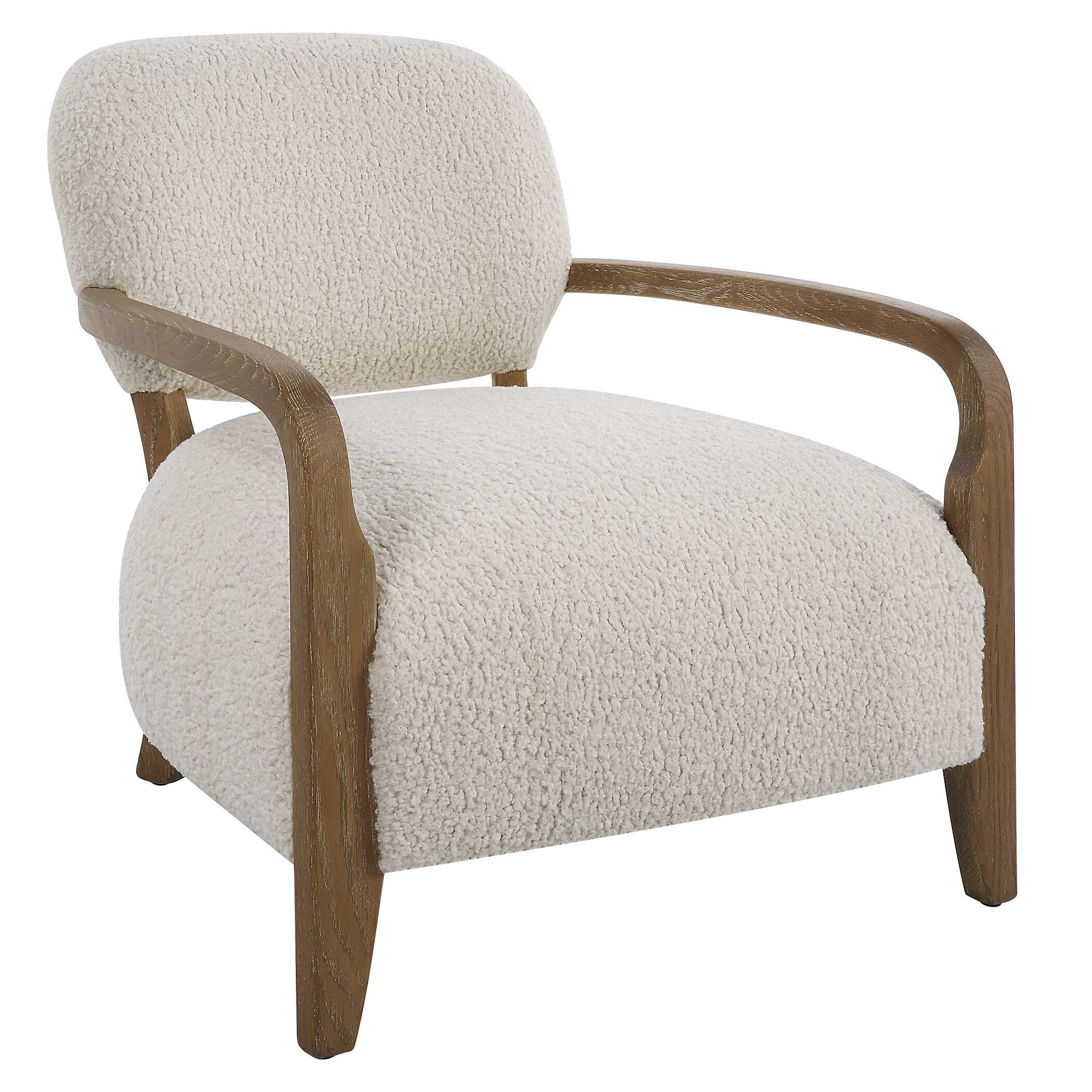 Telluride Natural Shearling Accent Chair