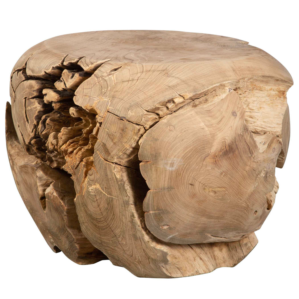 Sola Handcrafted Teak Side Table