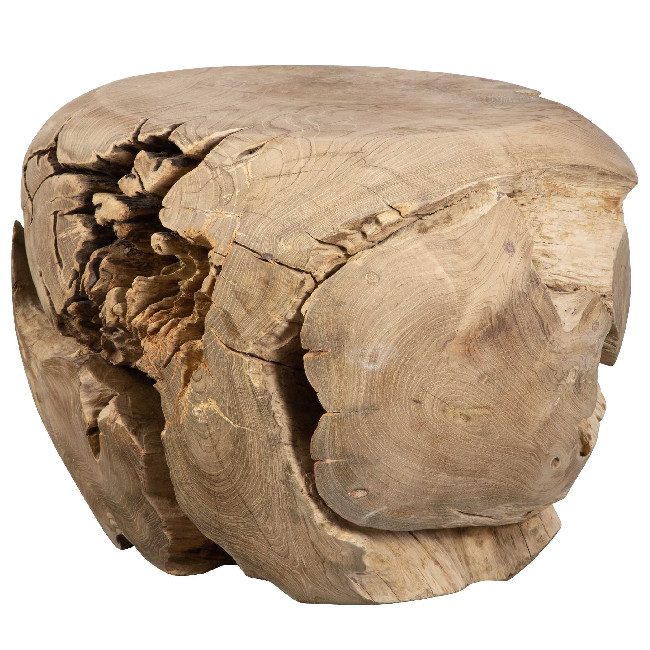 Sola Handcrafted Teak Side Table