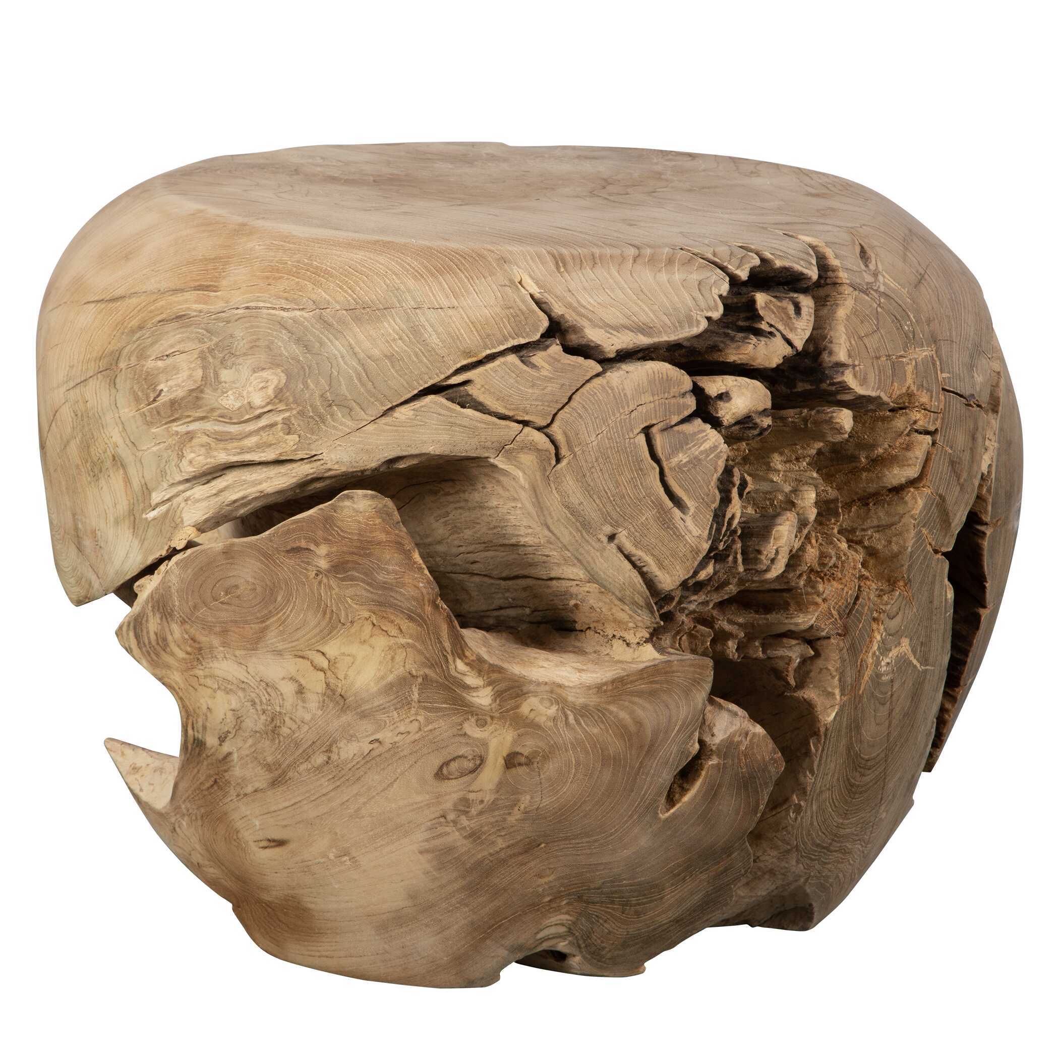 Sola Handcrafted Teak Side Table