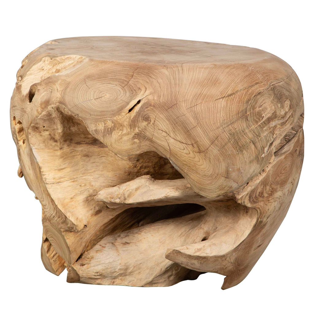 Sola Handcrafted Teak Side Table