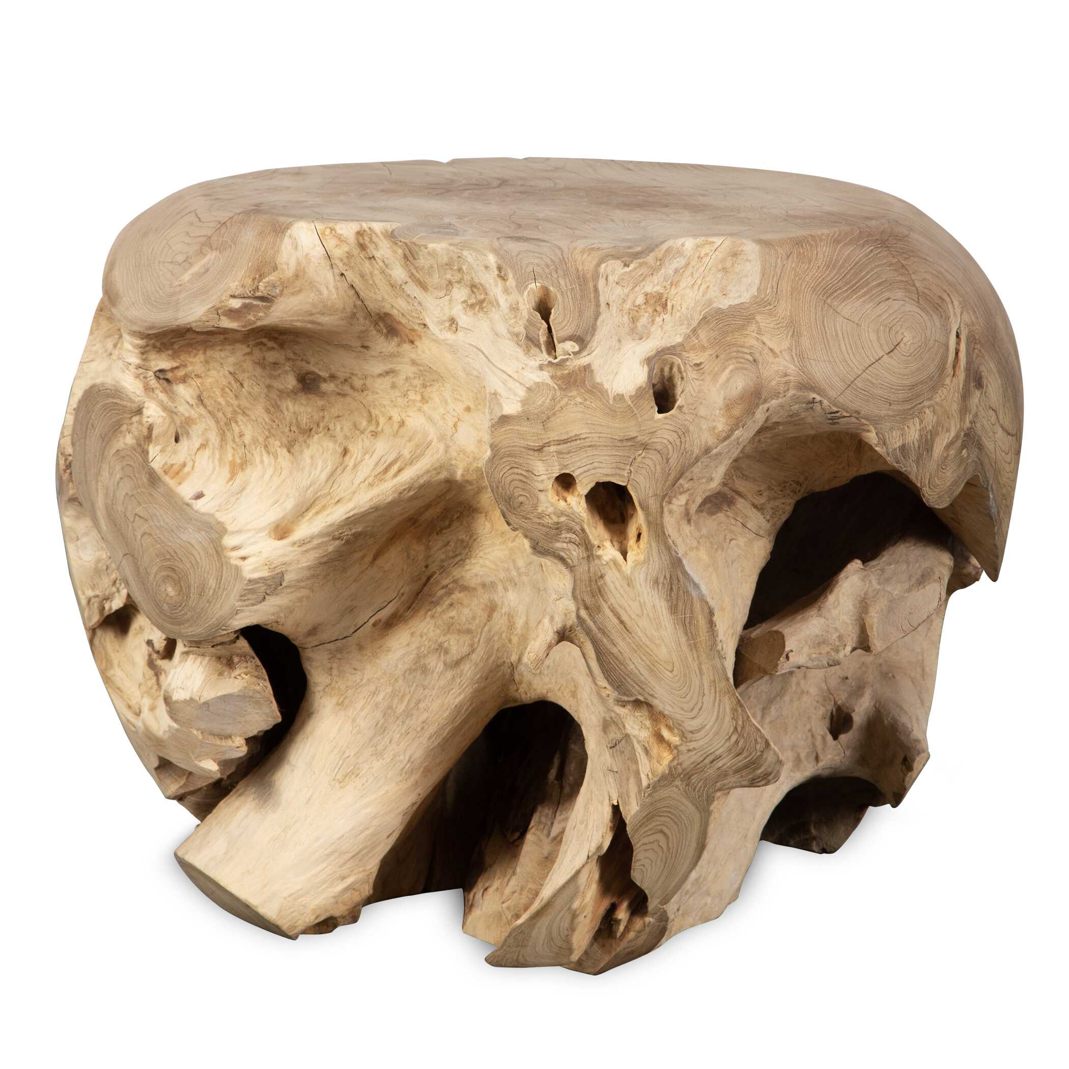 Sola Handcrafted Teak Side Table