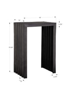 In The Groove Aluminum Accent Table