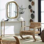 Affinity White Marble Console Table