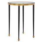 Stiletto Antique Gold Side Table