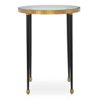 Stiletto Antique Gold Side Table