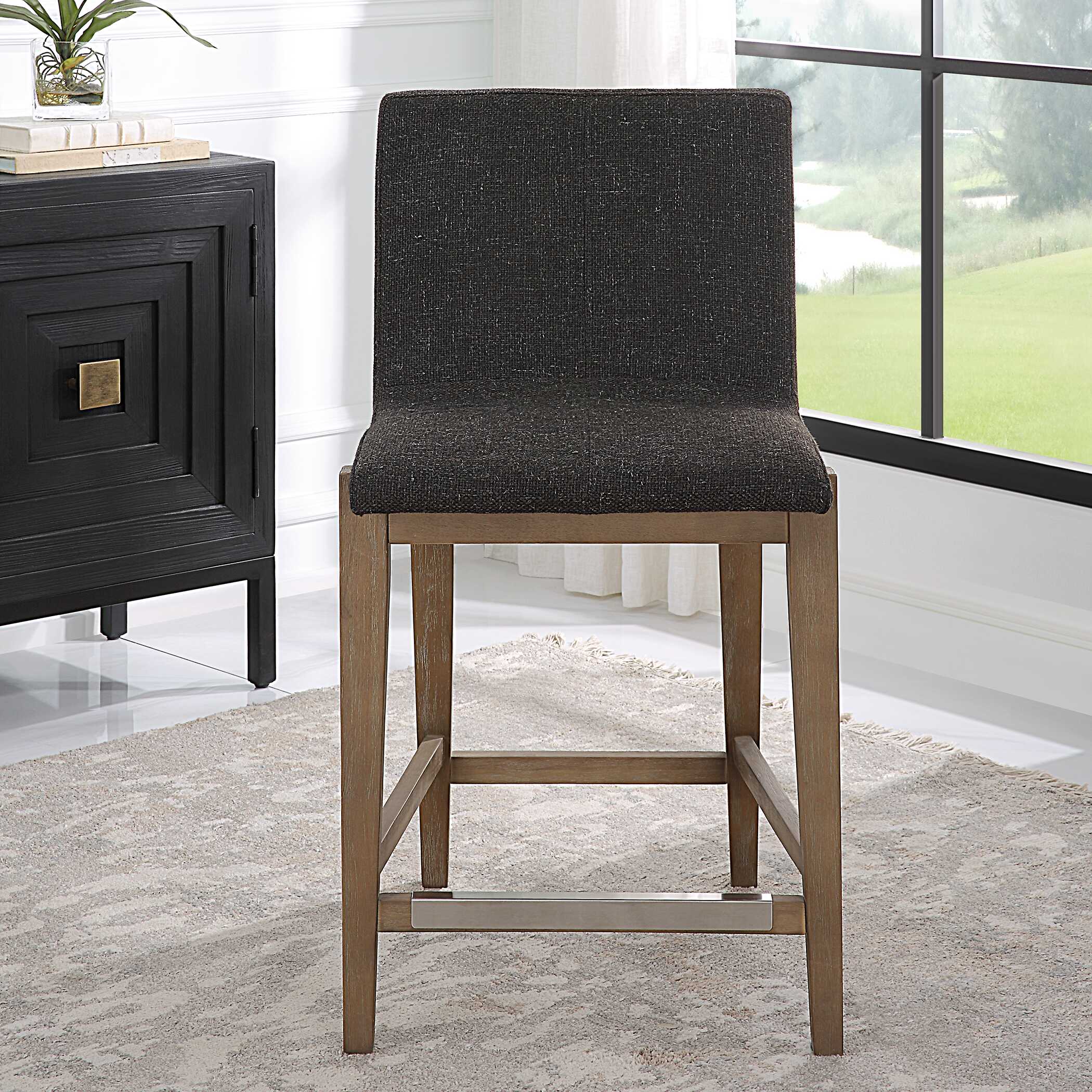 Klemens Chocolate Counter Stool