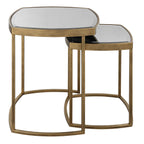 Vista Gold Nesting Tables Set Of 2