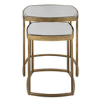 Vista Gold Nesting Tables Set Of 2