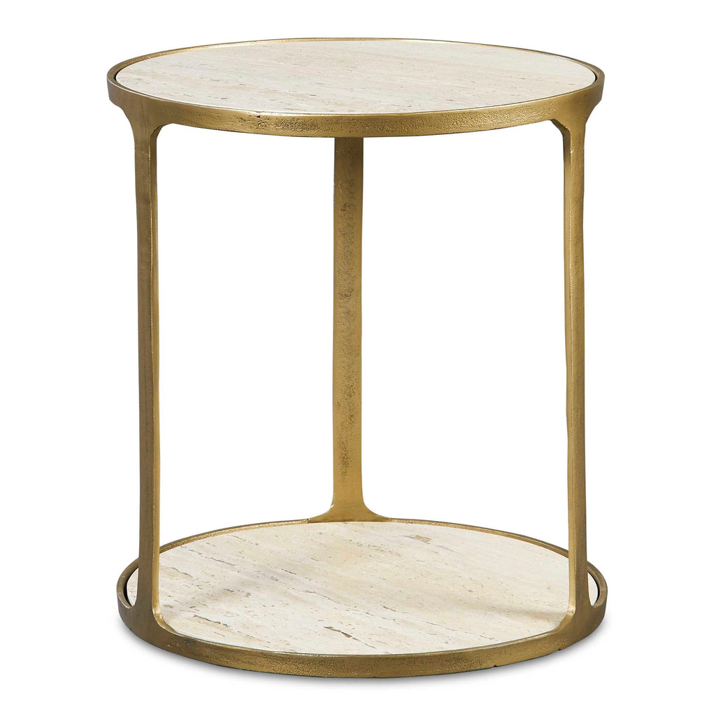 Clench Brass Side Table