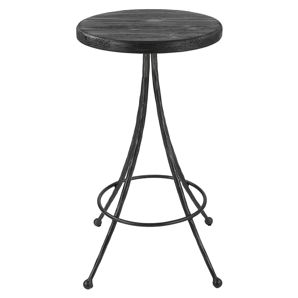 Sona Black Counter Stool