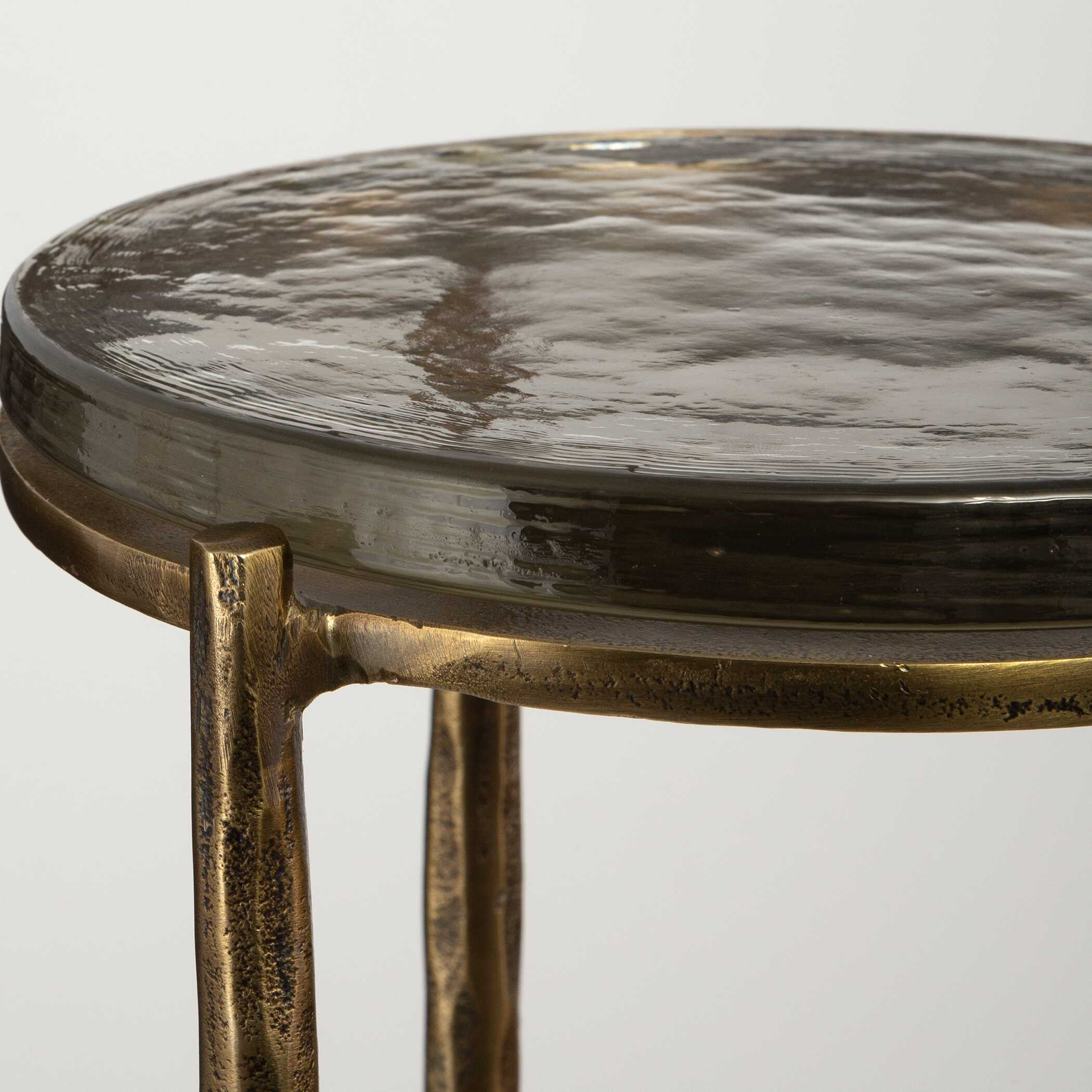 Eternity Brass Accent Table