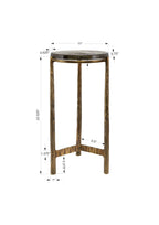 Eternity Brass Accent Table