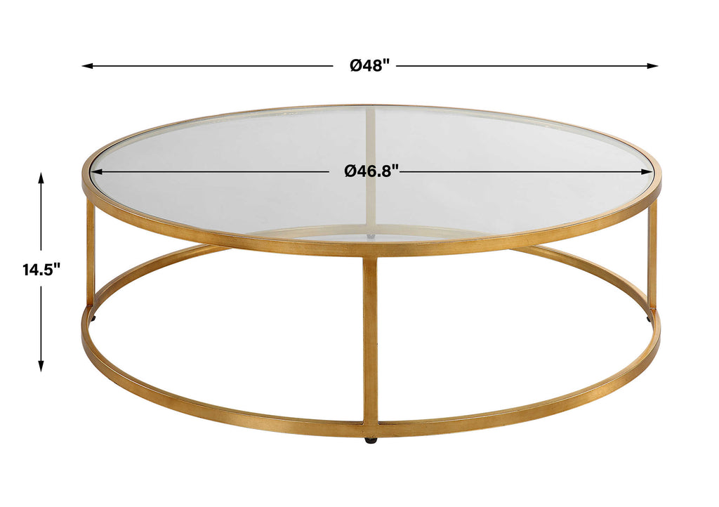 Radius Modern Circular Coffee Table