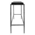 Crescendo Black Concrete Console Table