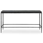 Crescendo Black Concrete Console Table