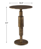 Descend Gold Accent Table