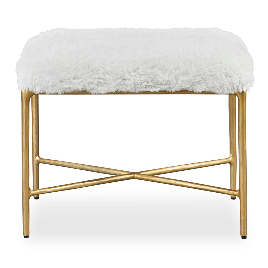 Charmed Sheepskin Small Bench