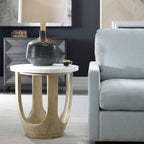 Tatli Stone Top Side Table