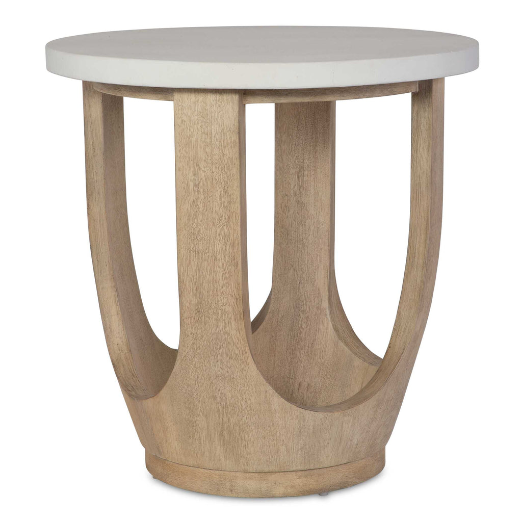Tatli Stone Top Side Table