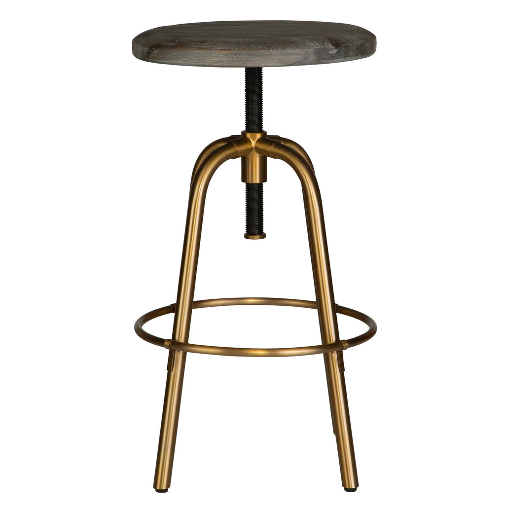 Revolve Brass Counter Stool