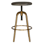 Revolve Brass Counter Stool