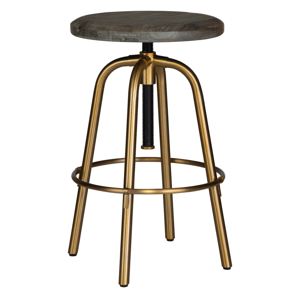 Revolve Brass Counter Stool