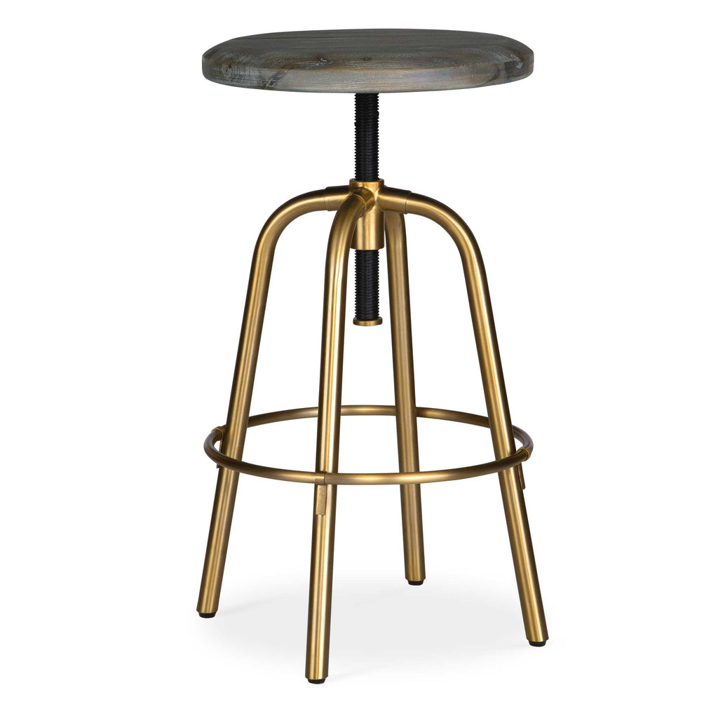 Revolve Brass Counter Stool