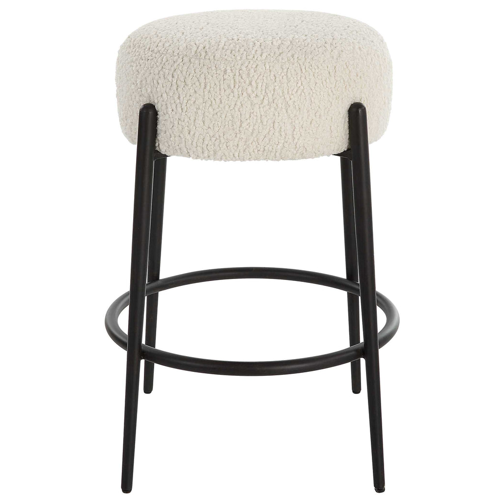 Arles Plush Counter Stool