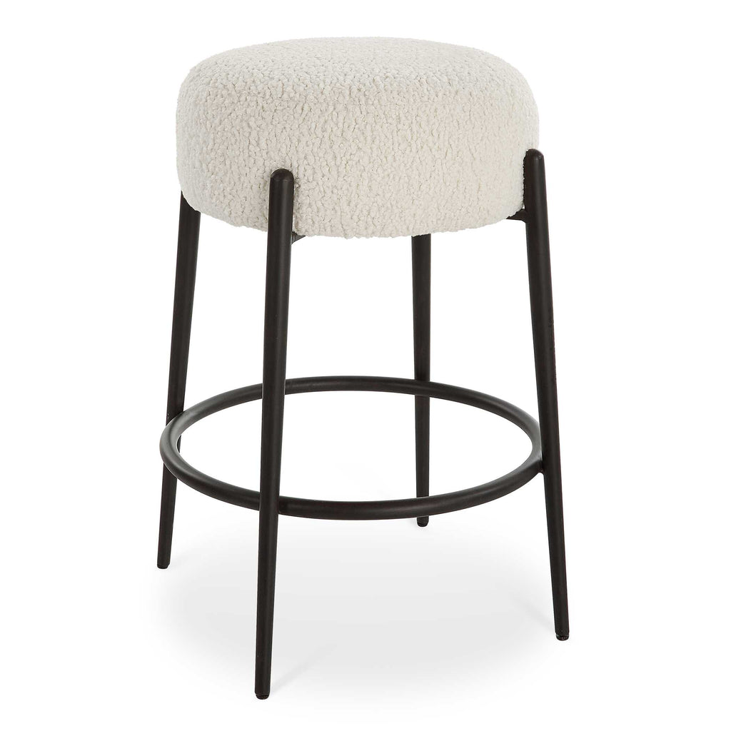 Arles Plush Counter Stool
