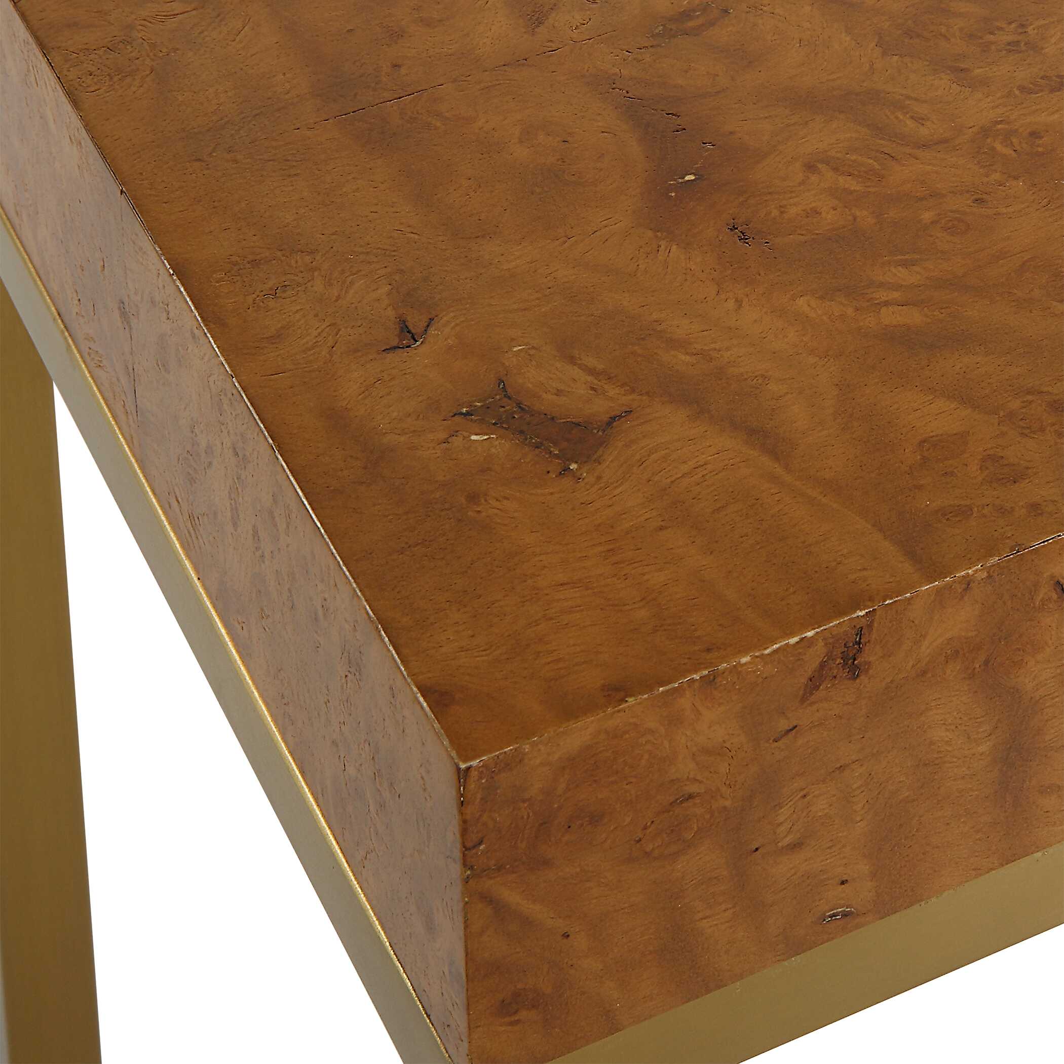 Burl-esque Wooden Nesting Tables Set/2