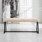 Taupo Sheepskin Bench