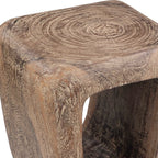 Loophole Bleached Wash Accent Stool
