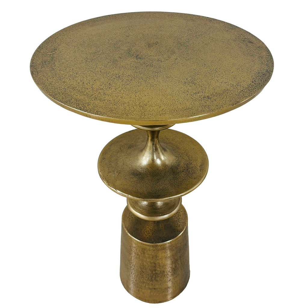 Flight Brass Accent Table