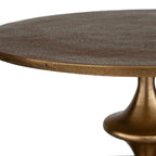 Flight Brass Accent Table