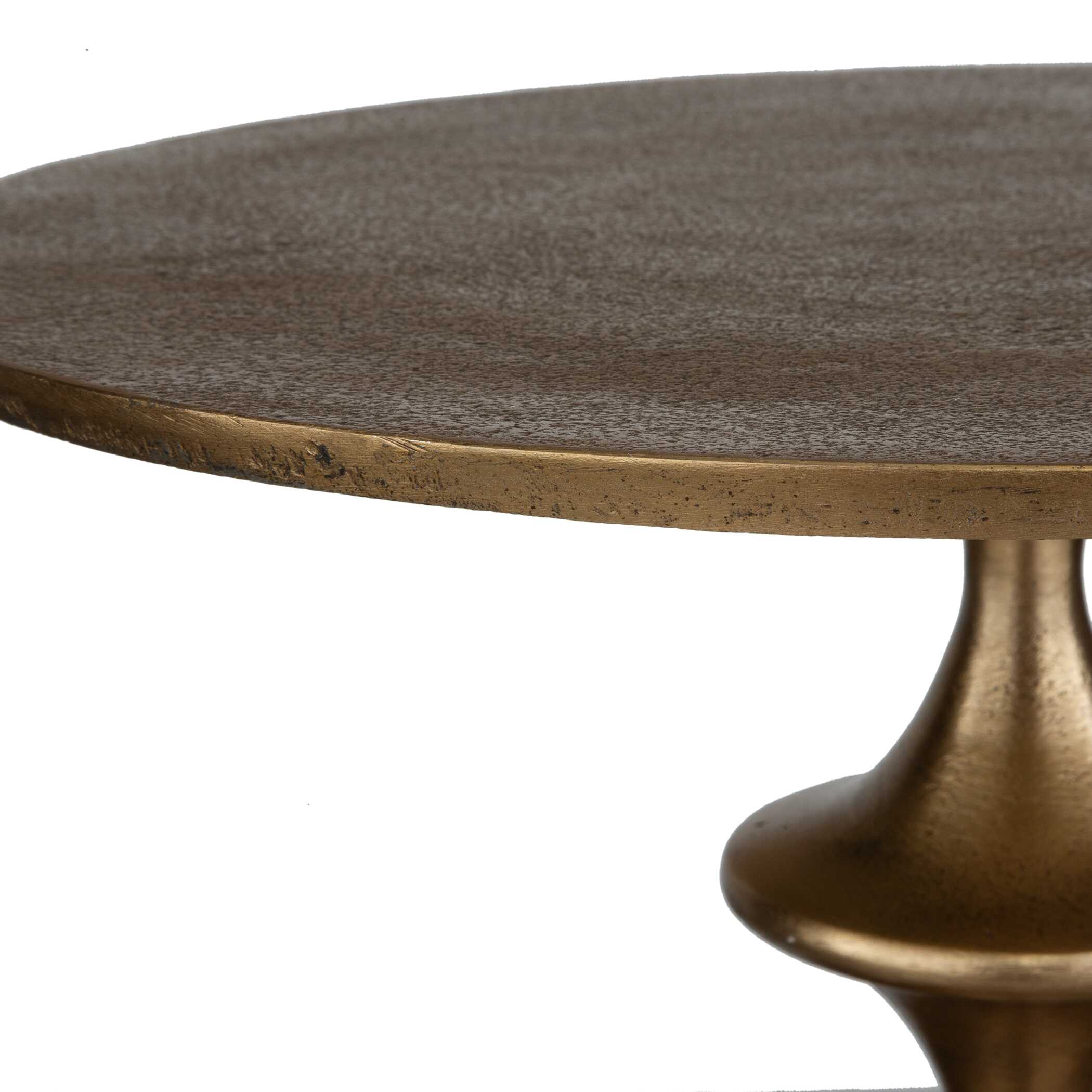 Flight Brass Accent Table