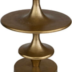 Flight Brass Accent Table