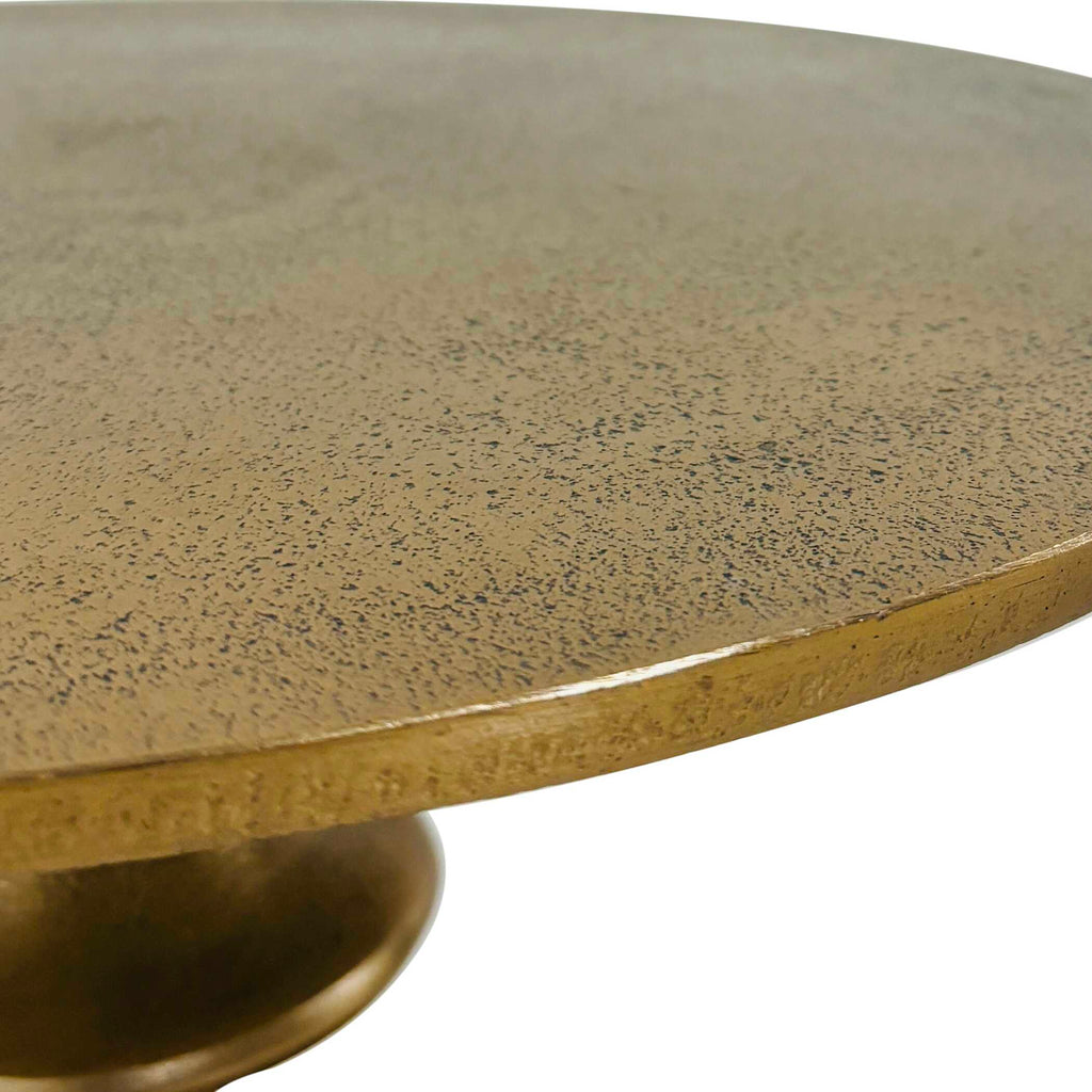 Flight Brass Accent Table