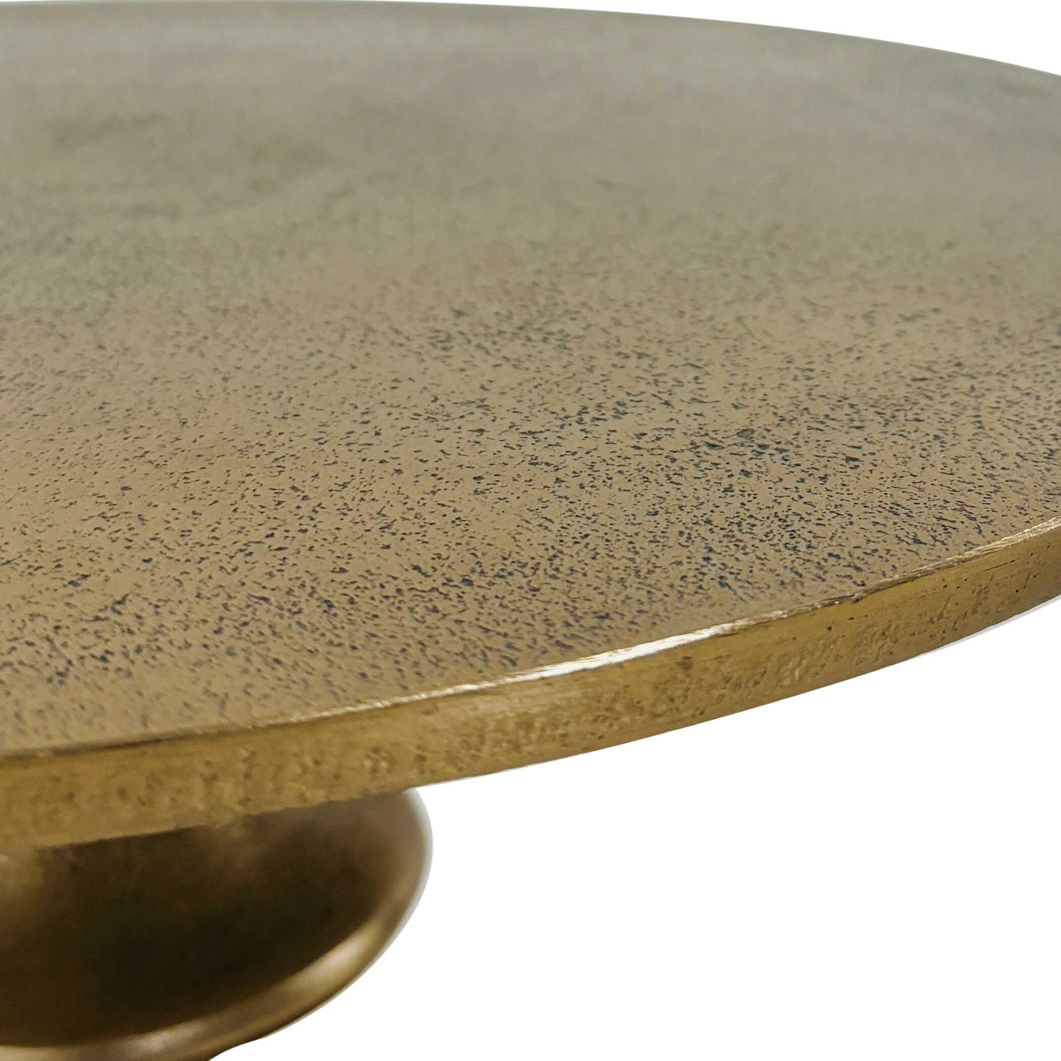 Flight Brass Accent Table
