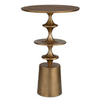 Flight Brass Accent Table