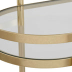 Isabelle Gold Bar Cart
