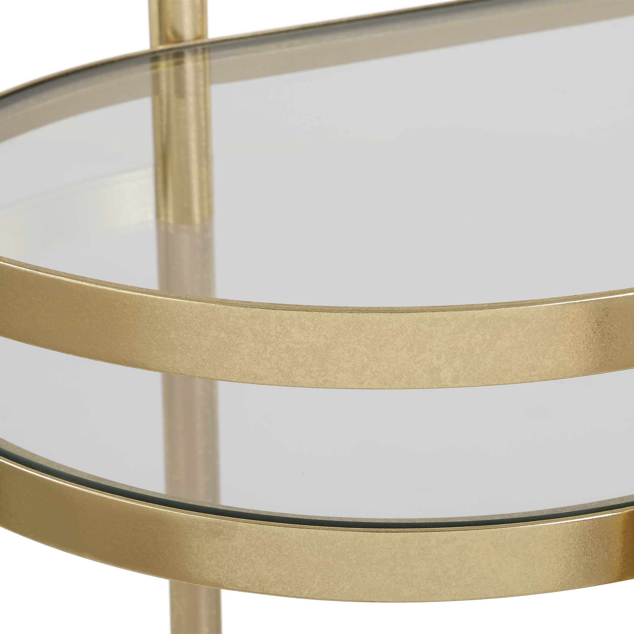 Isabelle Gold Bar Cart