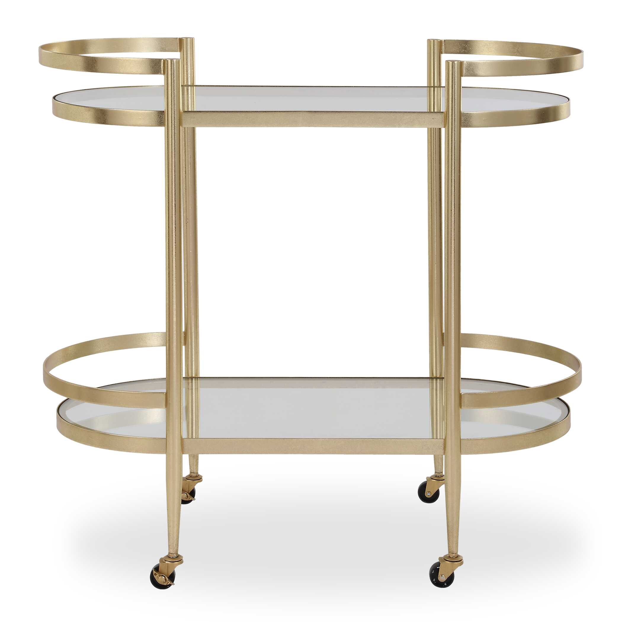 Isabelle Gold Bar Cart