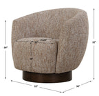 Dunes Fabric Swivel Chair