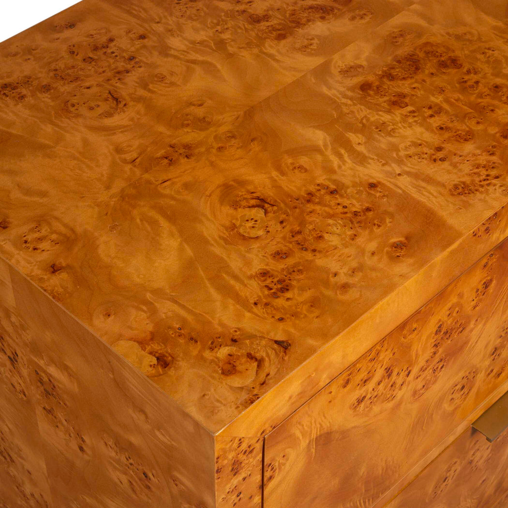 Indus 2 Drawer Burl Chest