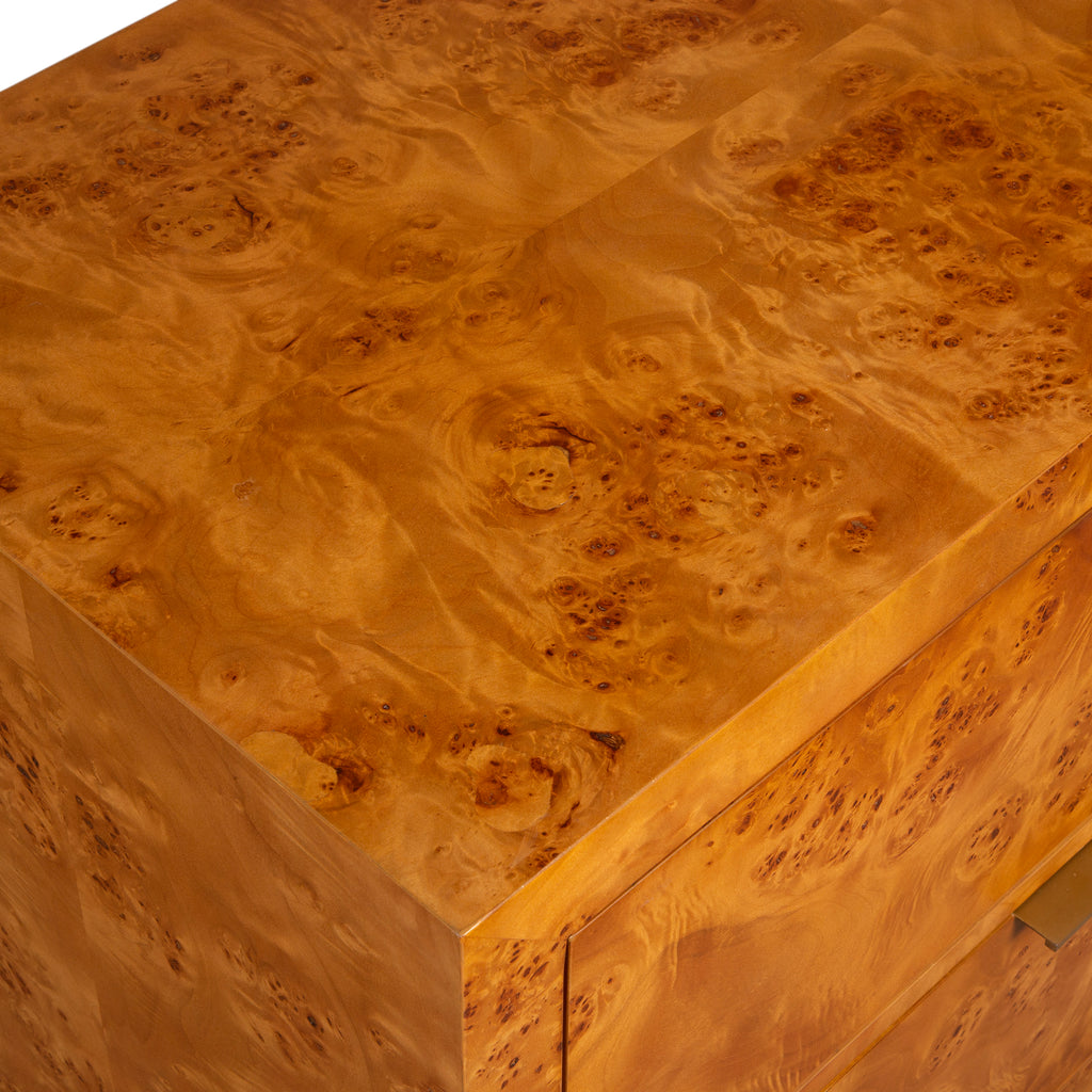 Indus 2 Drawer Burl Chest