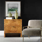 Indus 2 Drawer Burl Chest