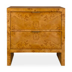 Indus 2 Drawer Burl Chest