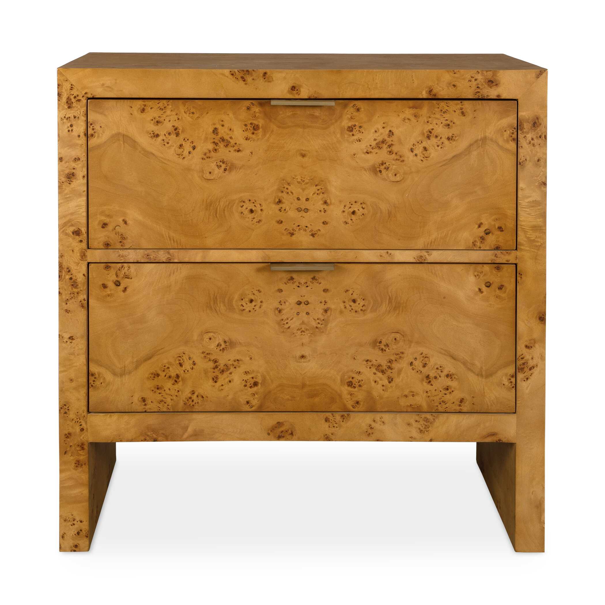 Indus 2 Drawer Burl Chest